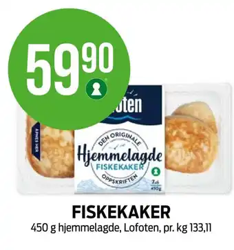 Kiwi FISKEKAKER 450 g Lofoten tilbud