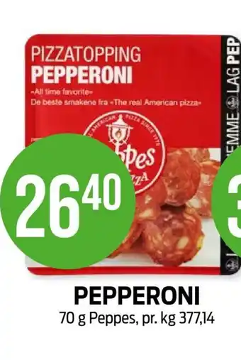 Kiwi PEPPERONI 70 g Peppes tilbud
