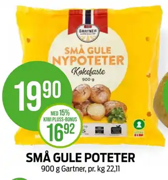 Kiwi SMÅ GULE POTETER tilbud