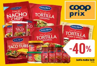 Coop Prix SANTA MARIA TACO tilbud