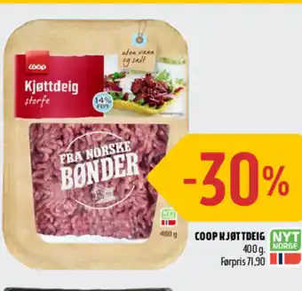 Coop Prix COOP KJØTTDEIG tilbud