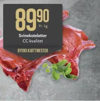 CC Mat Svinekoteletter CC-kvalitet tilbud