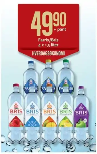 CC Mat Farris/Bris 4 x 1,5 liter tilbud
