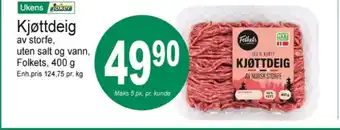 Joker Folkets kjøttdeig tilbud