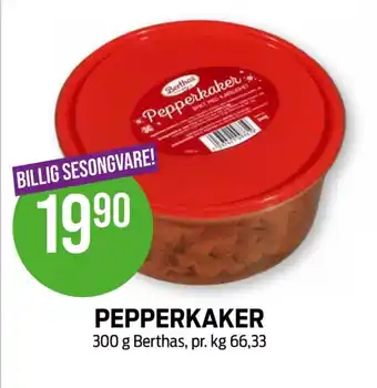 Kiwi Berthas pepperkaker tilbud