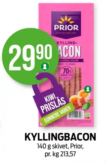 Kiwi Prior bacon tilbud