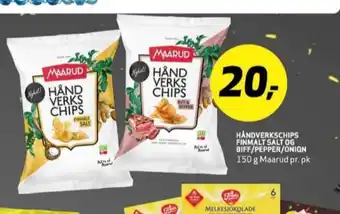 Bunnpris Maarud chips tilbud