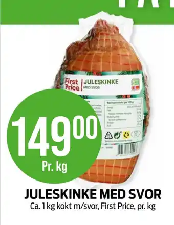 Kiwi First price juleskinke tilbud