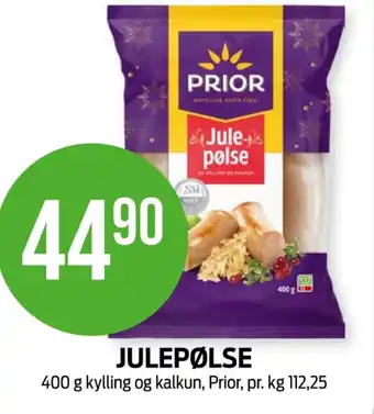 Kiwi Prior julepølse tilbud