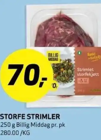 Bunnpris STORFE STRIMLER tilbud