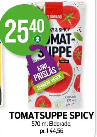 Kiwi Eldorado suppe tilbud