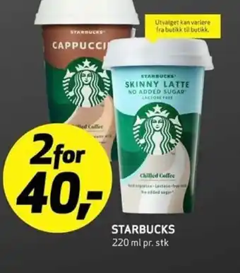 Bunnpris STARBUCKS tilbud