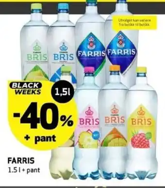 Bunnpris FARRIS tilbud