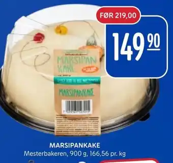 Rema 1000 MARSIPANKAKE Mesterbakeren tilbud
