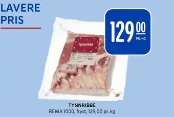 Rema 1000 TYNNRIBBE REMA 1000 tilbud