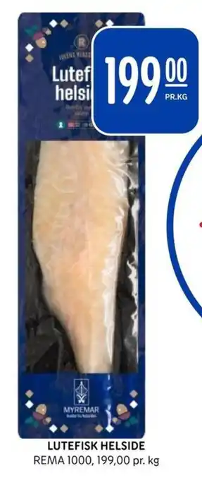 Rema 1000 LUTEFISK HELSIDE REMA 1000 tilbud