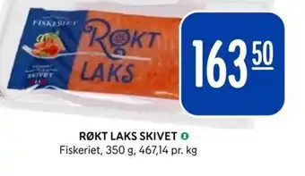 Rema 1000 RØKT LAKS SKIVET Fiskeriet tilbud