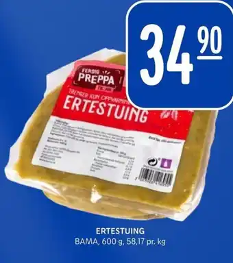 Rema 1000 ERTESTUING BAMA tilbud