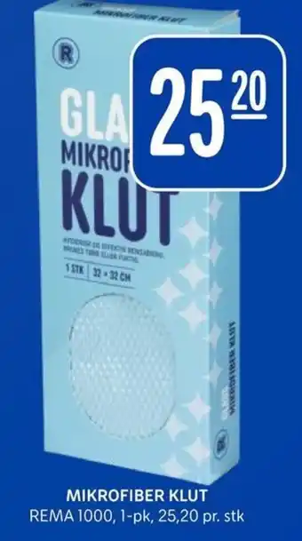 Rema 1000 MIKROFIBER KLUT REMA 1000 tilbud