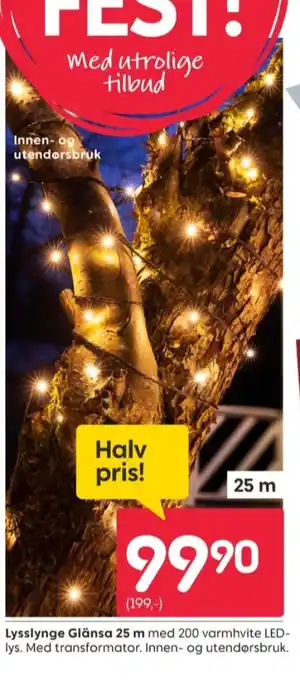 Rusta Ukjent lysslynge tilbud