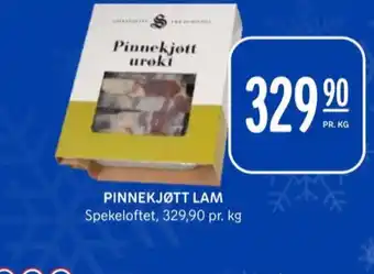 Rema 1000 Spekeloftet pinnekjøtt tilbud