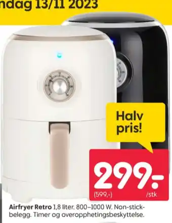 Rusta Ukjent airfryer tilbud