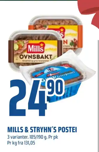 Coop Obs Mills & stryhn's postei tilbud
