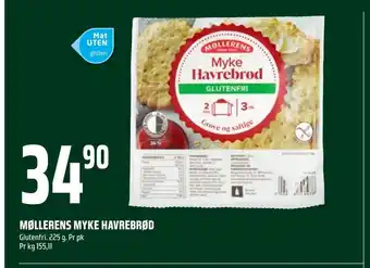 Coop Obs Møllerens myke havrebrød tilbud