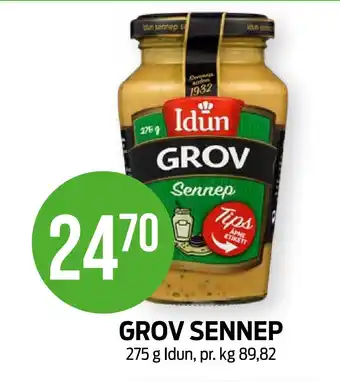 Kiwi Grov sennep tilbud