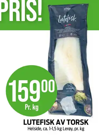 Kiwi Lutefisk av torsk tilbud