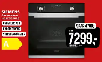 Skousen Siemens ovn tilbud