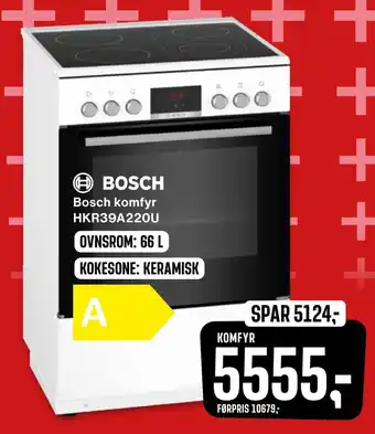 Skousen Bosch komfyr tilbud