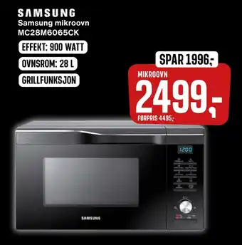 Skousen Samsung mikroovn tilbud