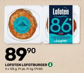 Matkroken Lofoten lofotburger tilbud