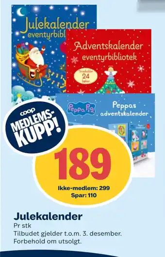 Coop Marked Julekalender tilbud