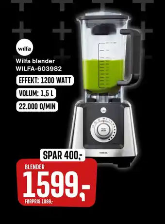 Skousen Wilfa blender wilfa-603982 tilbud