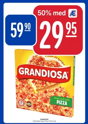 Rema 1000 Grandiosa tilbud
