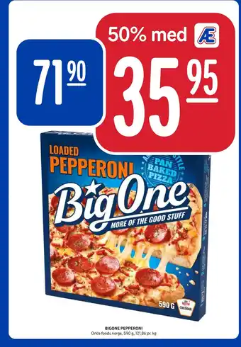 Rema 1000 Bigone pepperoni tilbud