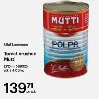 Storcash Tomat crushed Mutti tilbud