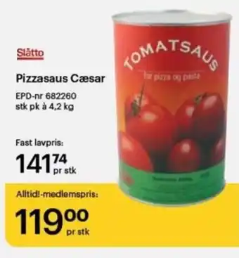 Storcash Pizzasaus Cæsar tilbud