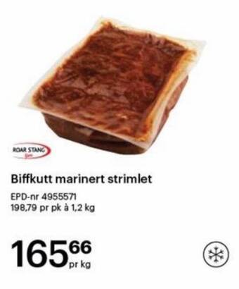Storcash Biffkutt marinert strimlet tilbud