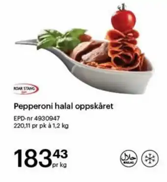 Storcash Pepperoni halal oppskåret tilbud