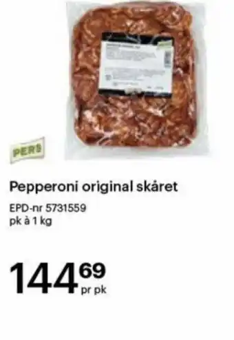 Storcash Pepperoni original skåret tilbud
