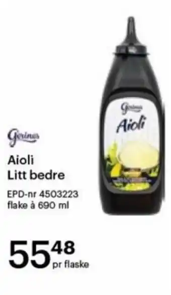 Storcash Aioli Litt bedre tilbud