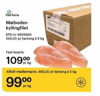 Storcash Matboden kyllingfilet tilbud