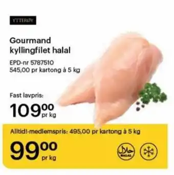 Storcash Gourmand kyllingfilet halal tilbud