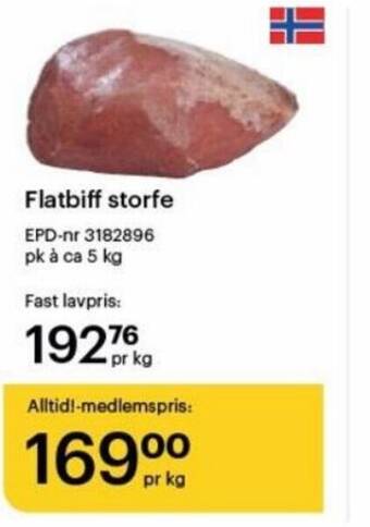 Storcash Flatbiff storfe tilbud