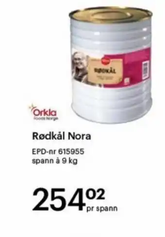 Storcash Rødkål Nora tilbud