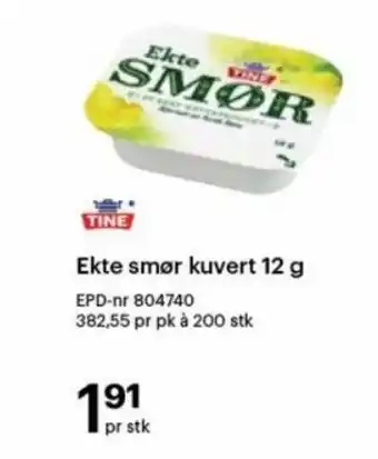 Storcash Ekte smør kuvert 12 g tilbud