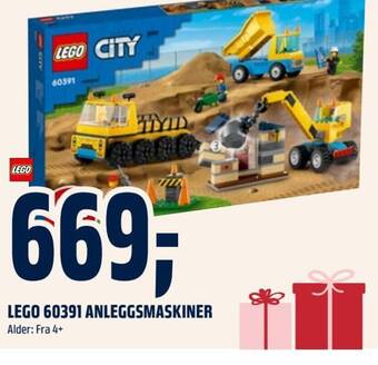 Coop Obs LEGO 60391 ANLEGGSMASKINER tilbud